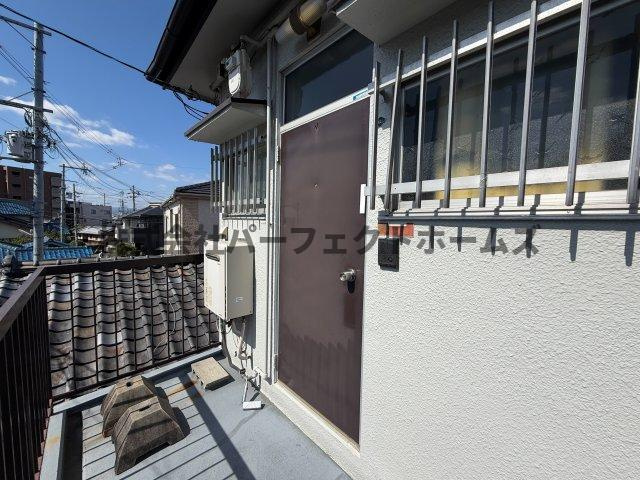 友田ハイツⅡの玄関|毎日通る玄関はこちらです
