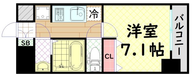 【間取り】 | レオンヴァリエ大阪ベイシティⅡ
