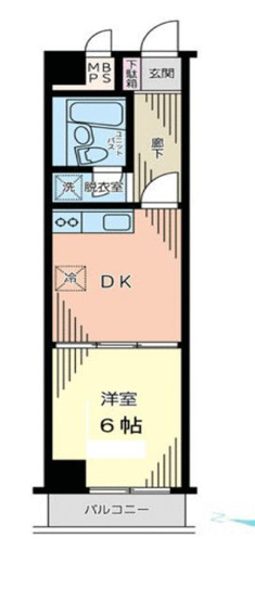 【間取り】 | ダイアパレス幡ヶ谷