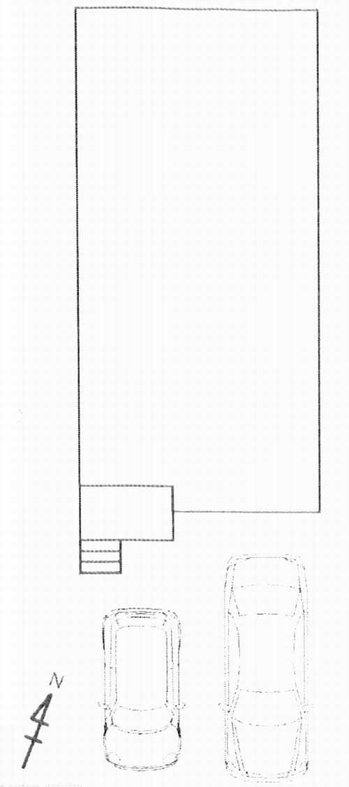 藤沢市片瀬二丁目　中古戸建の区画図