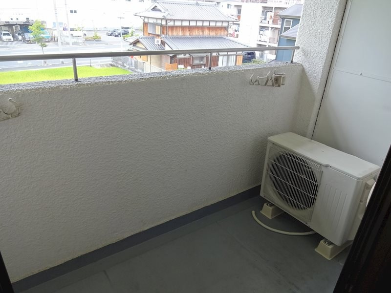 スカイロードとのしろのバルコニー