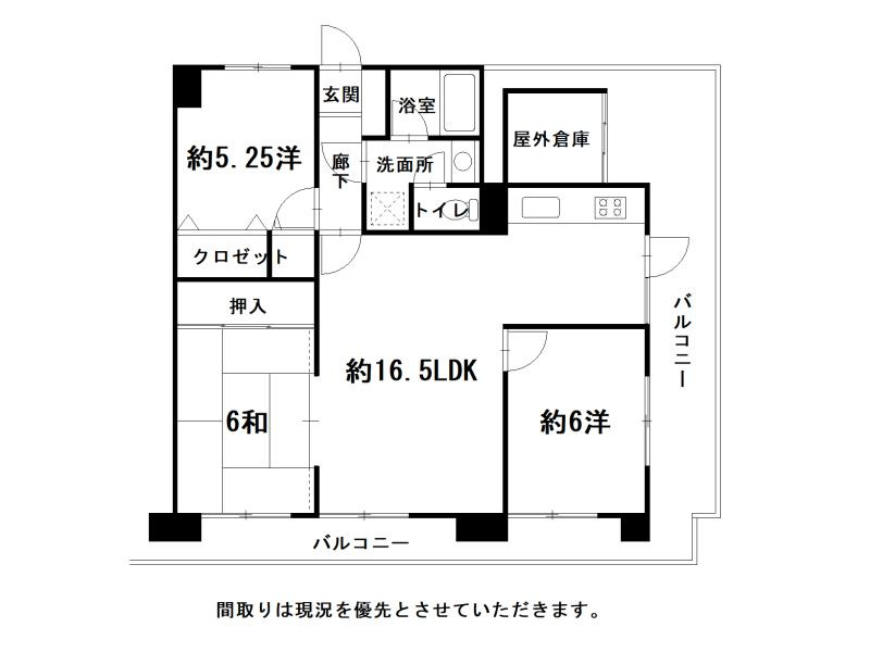 ダイアパレス小津町の間取り