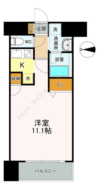 セントフィールド上杉の間取り