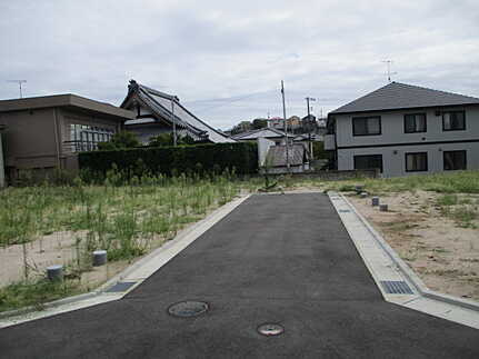 廿日市市地御前３丁目の前面道路含む現地写真