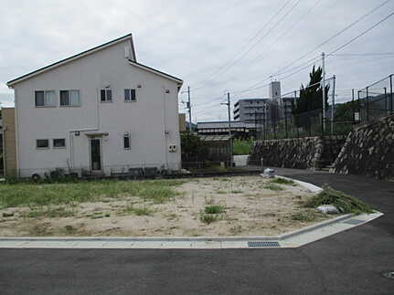 廿日市市地御前３丁目の前面道路含む現地写真