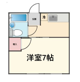 アミューズ宮本 Aの間取り