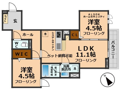 【間取り】 | セレスティア桜上水