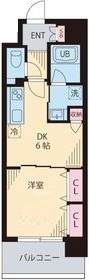 ルカナル門前仲町の間取り|間取りです。