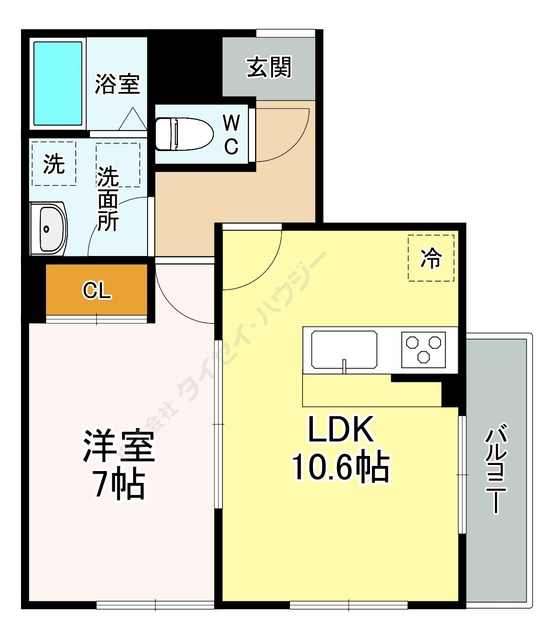 ロアジール行田の間取り