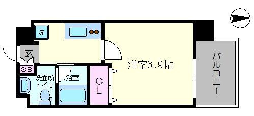 Marks難波南の間取り|Marks 難波南　間取り