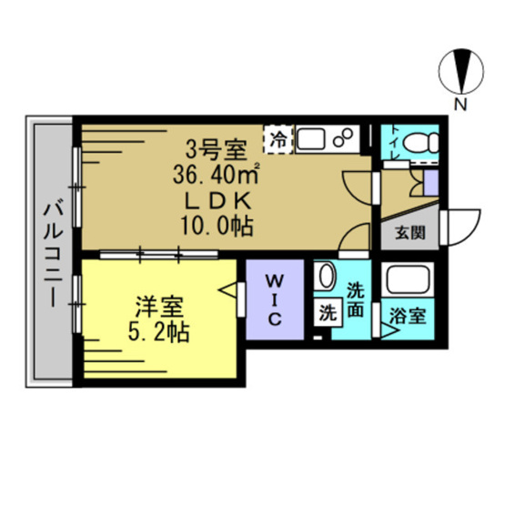 【間取り】 | Ajour蘇我06