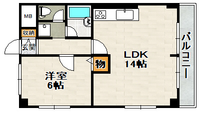 ファミーユ宝塚の間取り