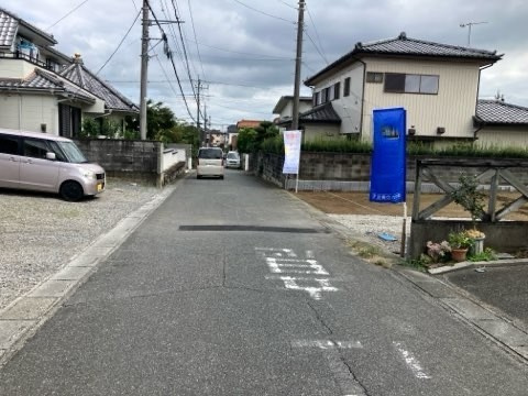 BLOOMING GARDEN　深谷市上野台の前面道路含む現地写真