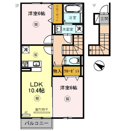 KOURAI　GREENの間取り