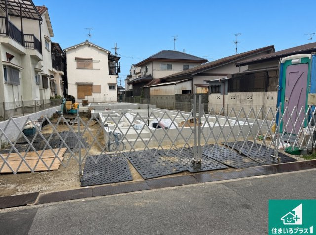 ◆堺市美原区阿弥　新築一戸建ての外観|現在建築中！落ち着いた街並みで新生活を始めることが出来そう！周辺の物件も併せてご紹介させて頂きます！
