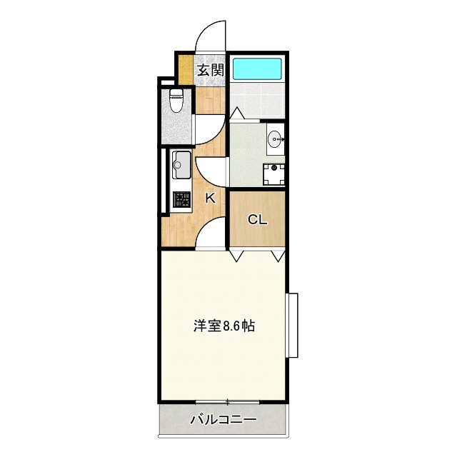 Tre　Court東姫路の間取り