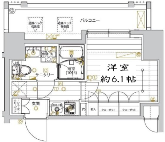 レガリス品川サウスの間取り|間取りです。