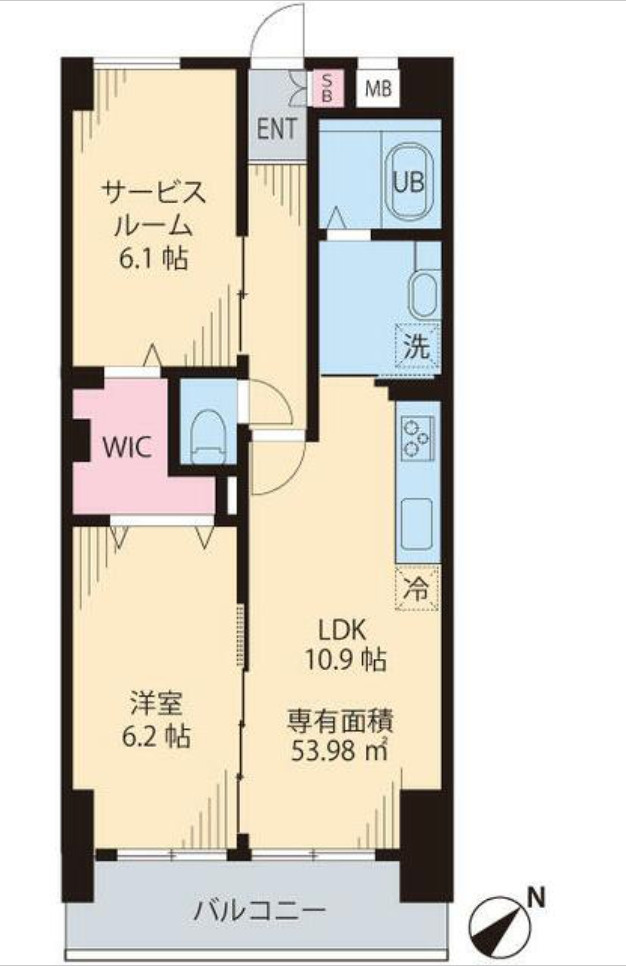 ソレアード茗荷谷の間取り