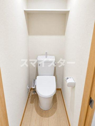 市川市高谷２丁目のアパートのトイレ