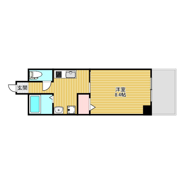 ROYAL　QUEENS　PARK江坂の間取り