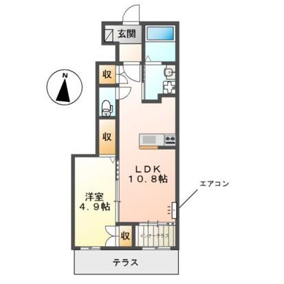 【間取り】 | サンリット・ビラ　参番館