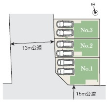 【区画図】 | 名古屋市南区赤坪町238-2【仲介手数料無料】新築一戸建て　3号棟