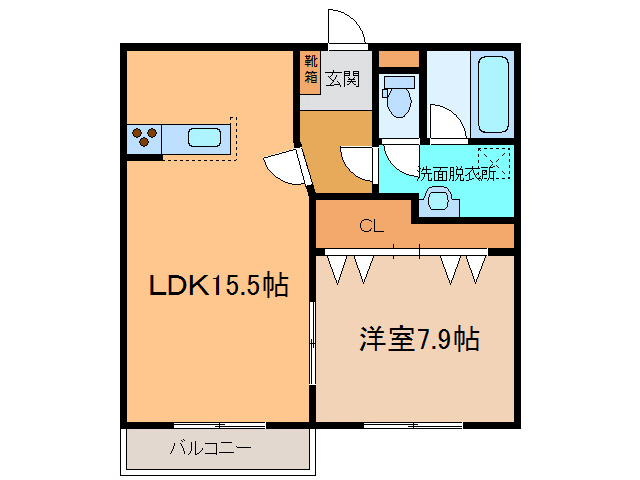 みずほ町ハイツのキッチン