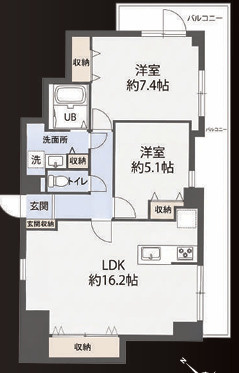 シャロン志村坂上セカンドステージの間取り