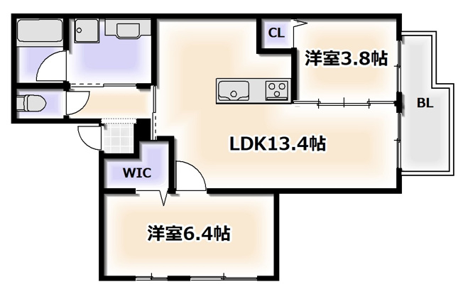 【間取り】 | アーバンデライト桜川