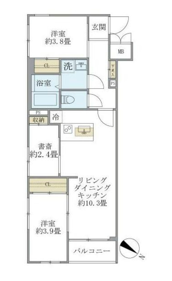 ビューテラス茗荷谷の間取り