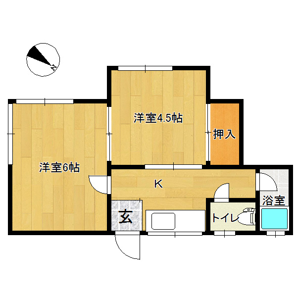 ハイツ石川の間取り
