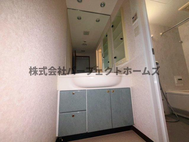 セザール枚方公園の独立洗面台|独立洗面化粧台が付いています