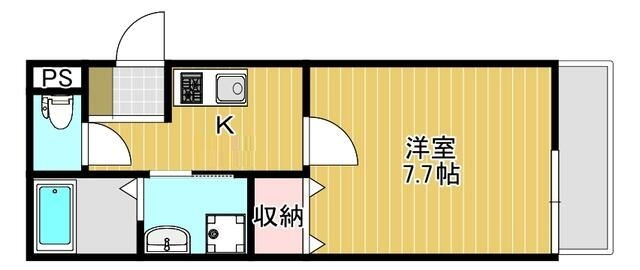 テルメゾンの間取り|間取りです。