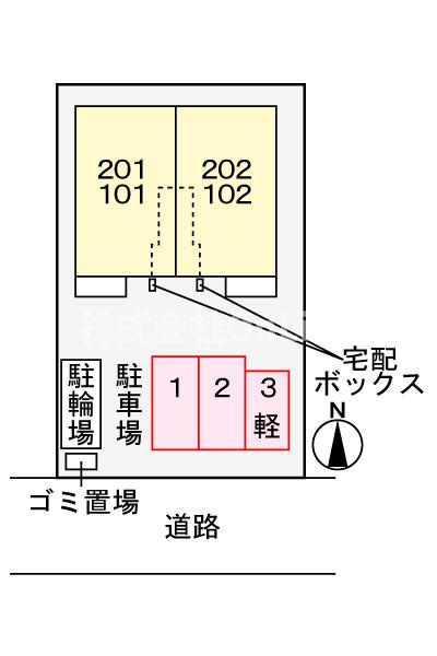 メゾン・ド・ステラの区画図