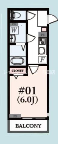 アザーレ・ナッジ海老名※初期費用分割後払いサービス利用可能物件の間取り