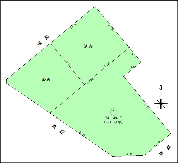 売地№607柳原3区画