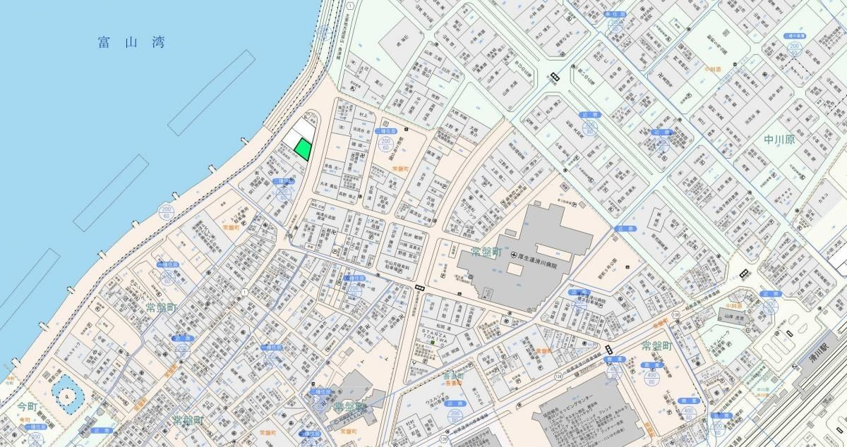 売地No.211 常盤町の地図