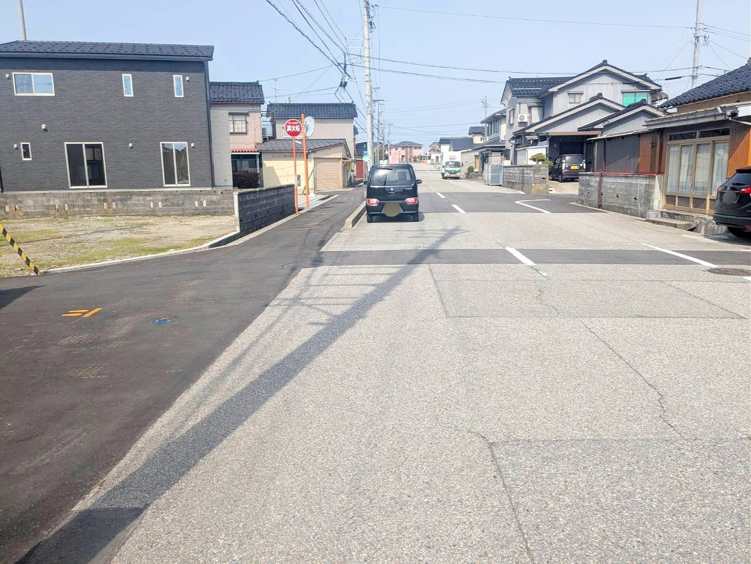 売地No.215 辰野の前面道路含む現地写真