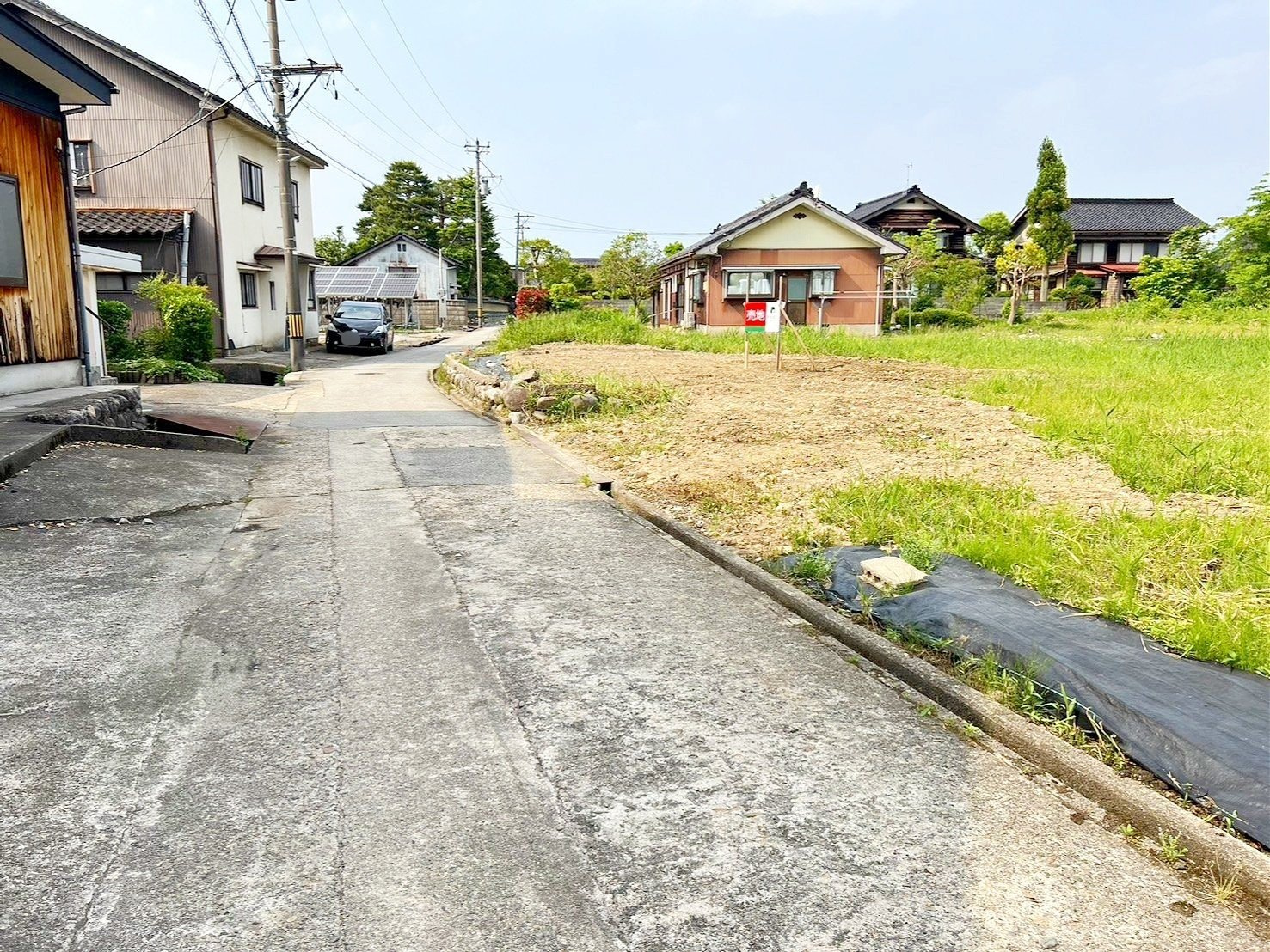 売地No.703 堀江の前面道路含む現地写真