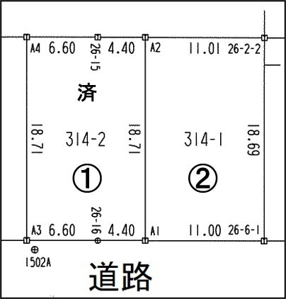 売地No.420-3 上小泉