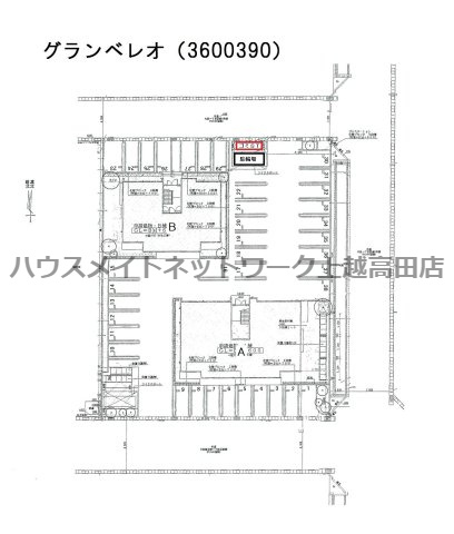 グランベレオの区画図|配置図
