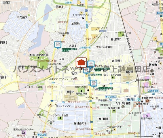 グランベレオの地図|位置図