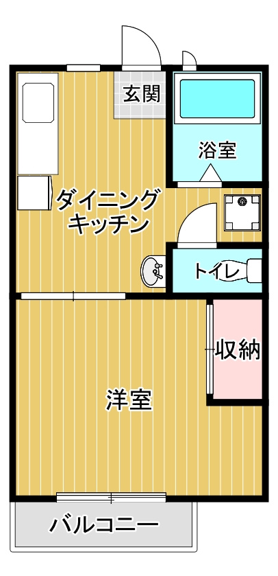 メゾンアルテミスB棟の間取り