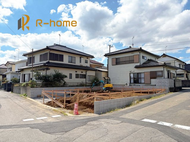 牛久市田宮町2期　新築戸建て　1号棟の外観|ご予約を頂ければ、『平日』はもちろん『早朝』や『夜間』もご見学可能です♪お気軽にお申し付けください♪