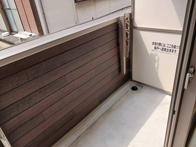 シャルール伏屋のバルコニー