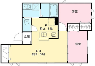 【間取り】 | パセオ ヴィラ | 間取りです。