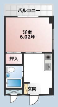 コーポ高倉の間取り