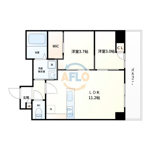 ArtizA瓦屋町Ⅱの間取り|ArtizA瓦屋町Ⅱ　間取り