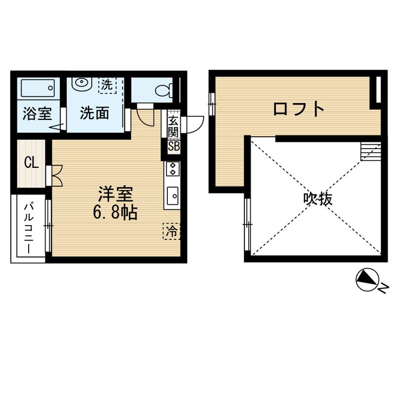 アストン大成の間取り