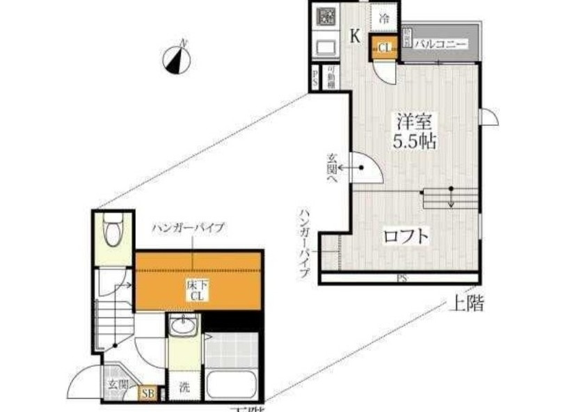 ＣＢ与野本町ストリアの間取り